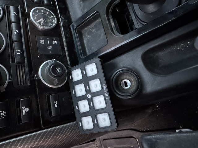 Switch-Panel Mount No Holes Required